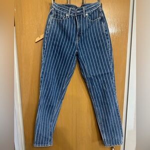 American Eagle Denim with White Stripes